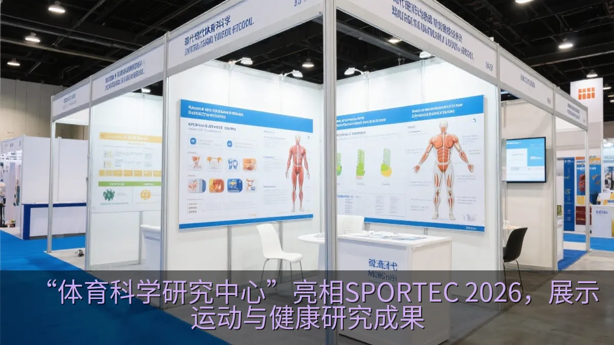 “体育科学研究中心”亮相SPORTEC 2026，展示运动与健康研究成果